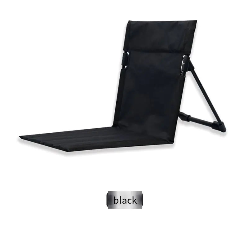 Outdoor Ultralight Folding Stool with Backrest for Camping