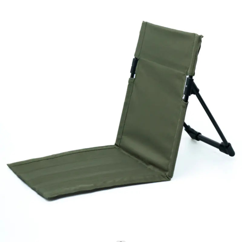 Outdoor Ultralight Folding Stool with Backrest for Camping
