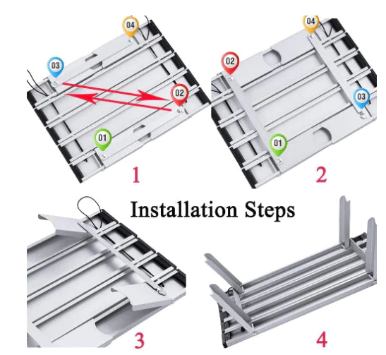 Mini Outdoor Picnic Camping BBQ Table