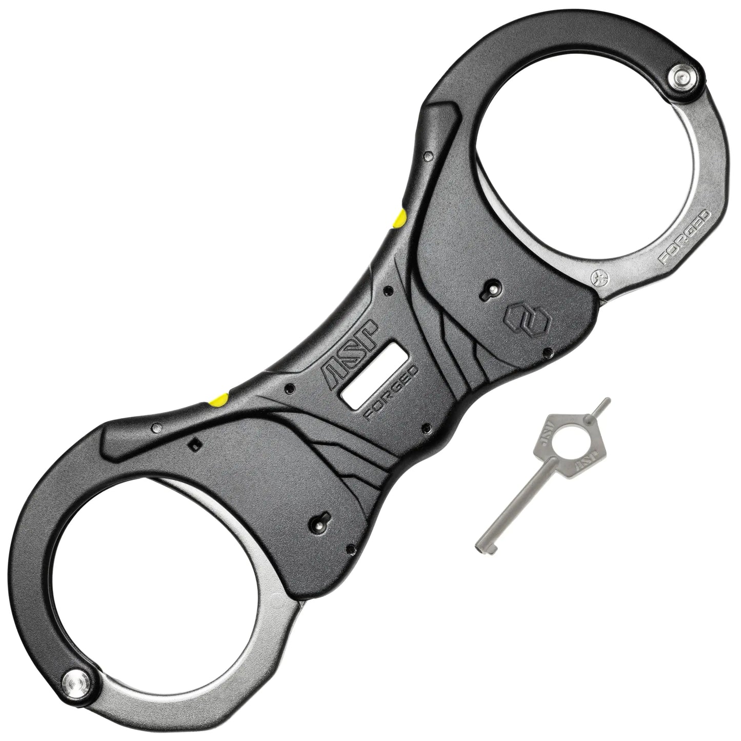 ASP Rigid Ultra Plus Handcuffs (Steel) 1 Pawl (Yellow - Tactical)