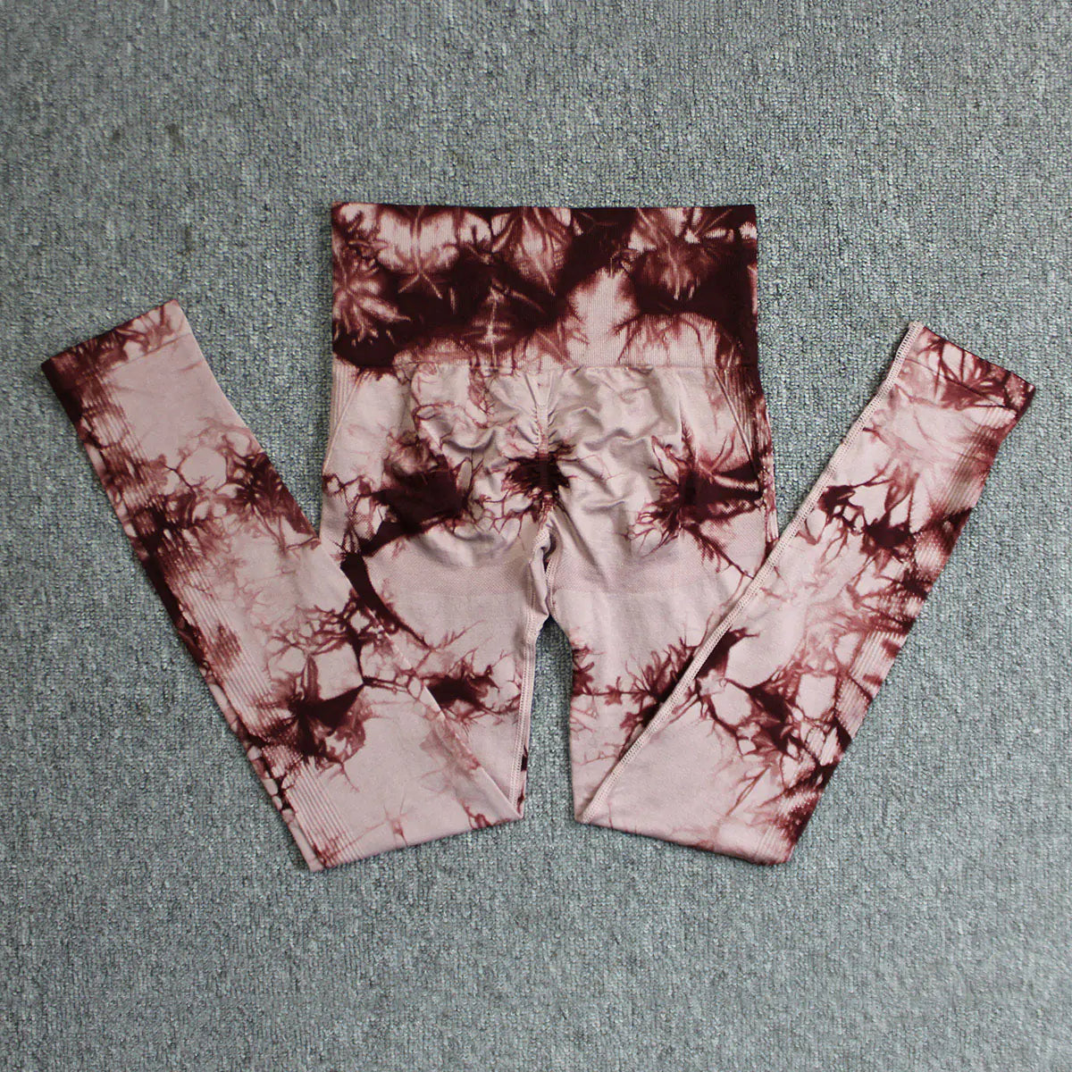 Women's Tie-dye Seamless Skinny Yoga Pants