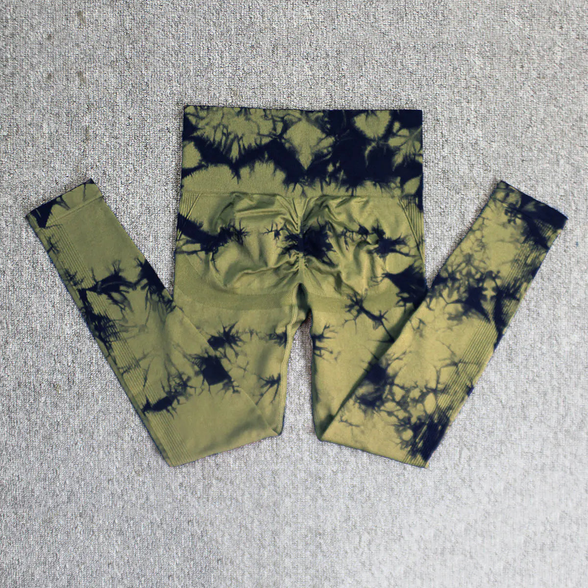 Women's Tie-dye Seamless Skinny Yoga Pants