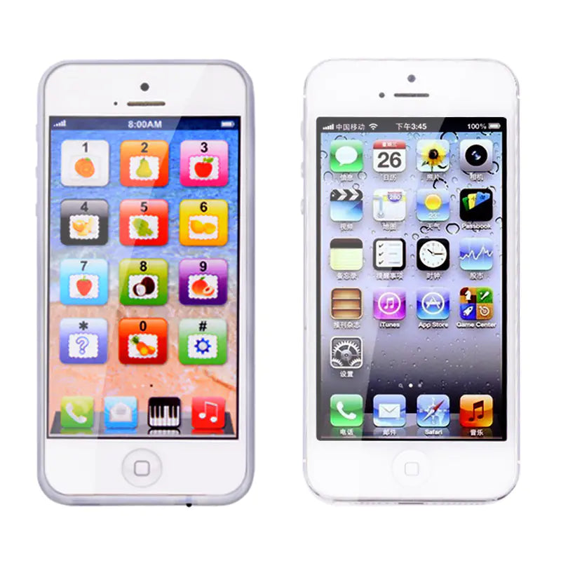 Kids' Realistic Apple Phone - English Educational Toy