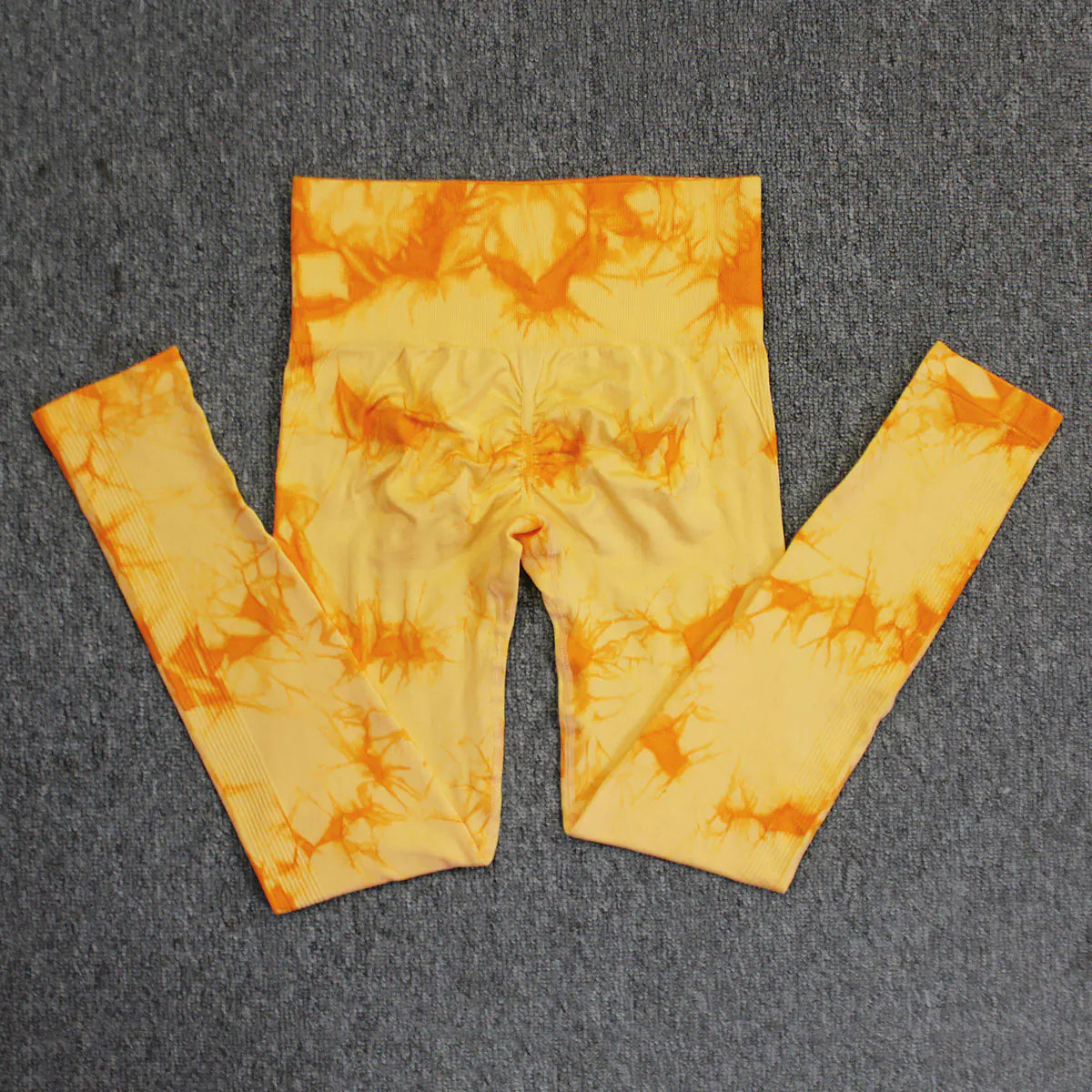 Women's Tie-dye Seamless Skinny Yoga Pants