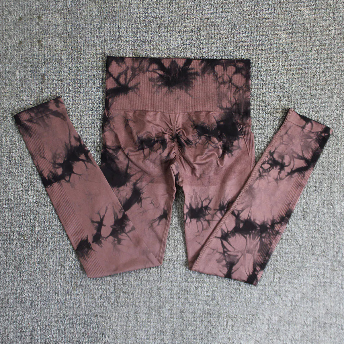 Women's Tie-dye Seamless Skinny Yoga Pants