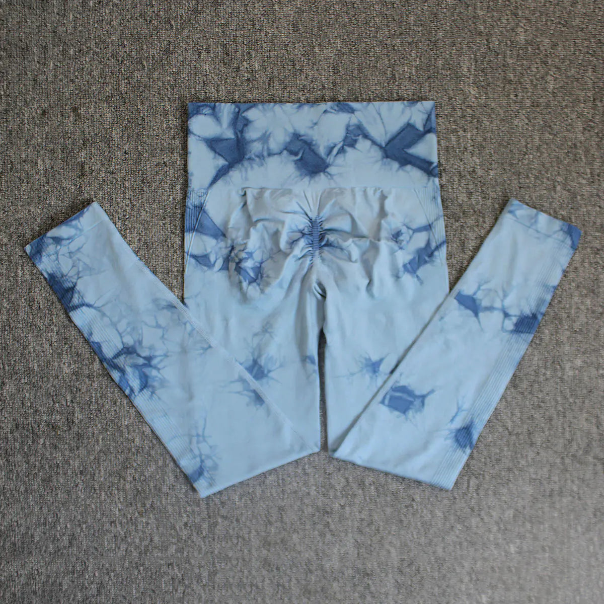 Women's Tie-dye Seamless Skinny Yoga Pants