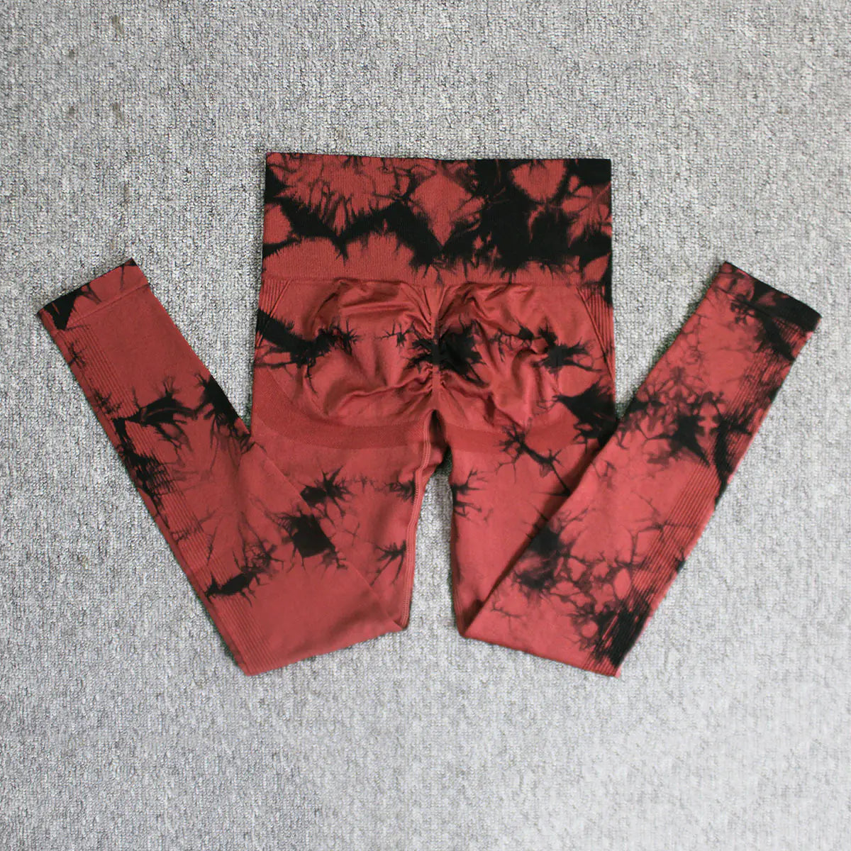 Women's Tie-dye Seamless Skinny Yoga Pants