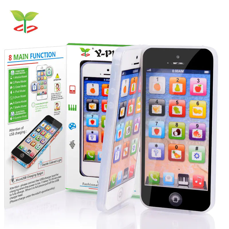 Kids' Realistic Apple Phone - English Educational Toy