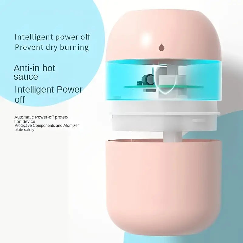 Portable Mini Humidifier with Ultrasonic Aroma Diffuser