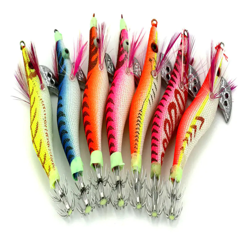 Glow-in-the-Dark Wooden Shrimp Bionic Lure