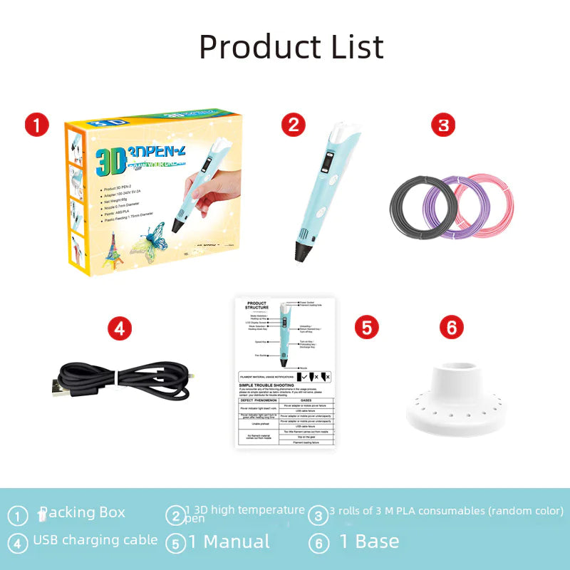 3D Printing Pen for Kids - DIY Educational Toy
