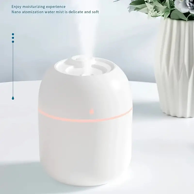 Portable Mini Humidifier with Ultrasonic Aroma Diffuser